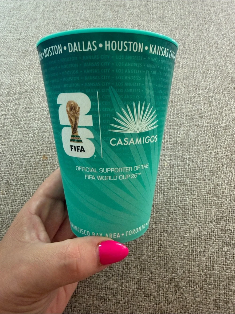 Casamigos FIFA World Cup Teal Promotional Cup